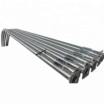 Galvanized single-arm decorative street lighting steel pole with good price